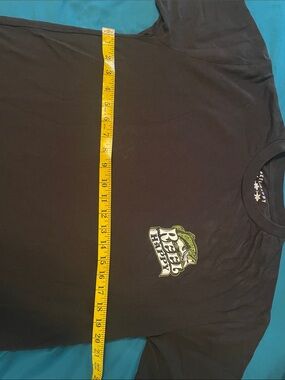 Reel Happy Logo Short-Sleeve Men’s T-Shirt — Black